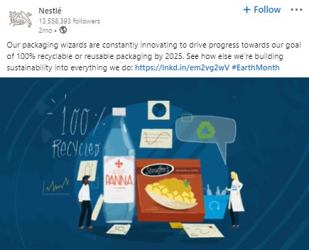 Nestle LinkedIn