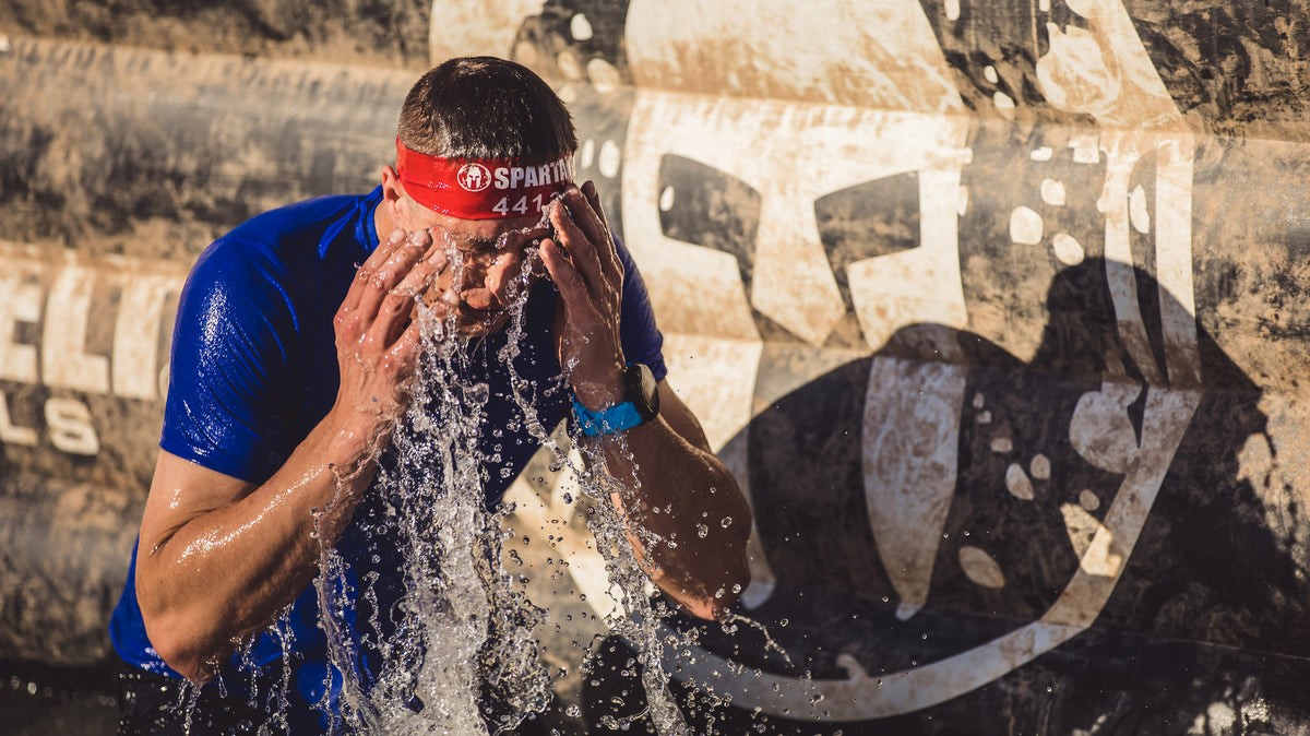 spartan race shower