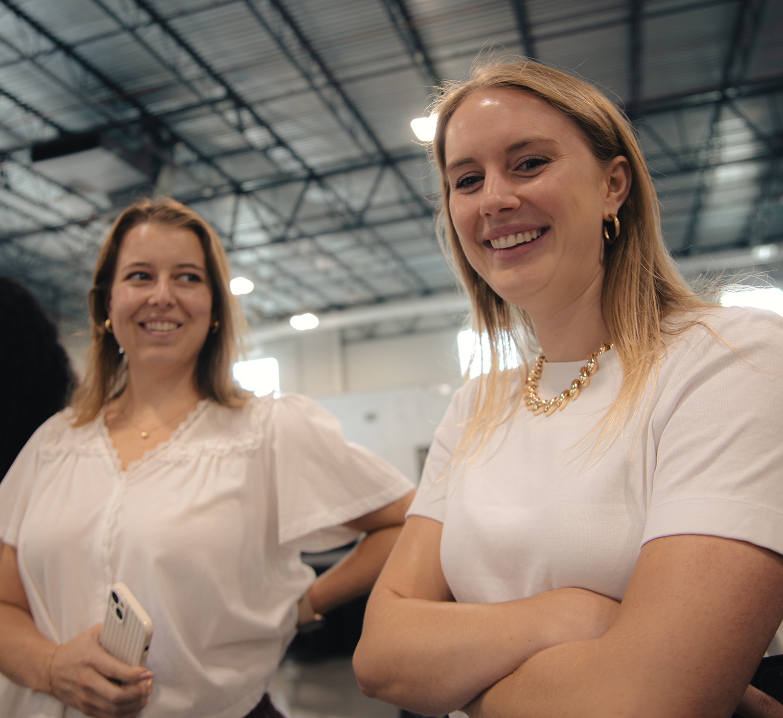 Photo of two JACKSON associates during a company event