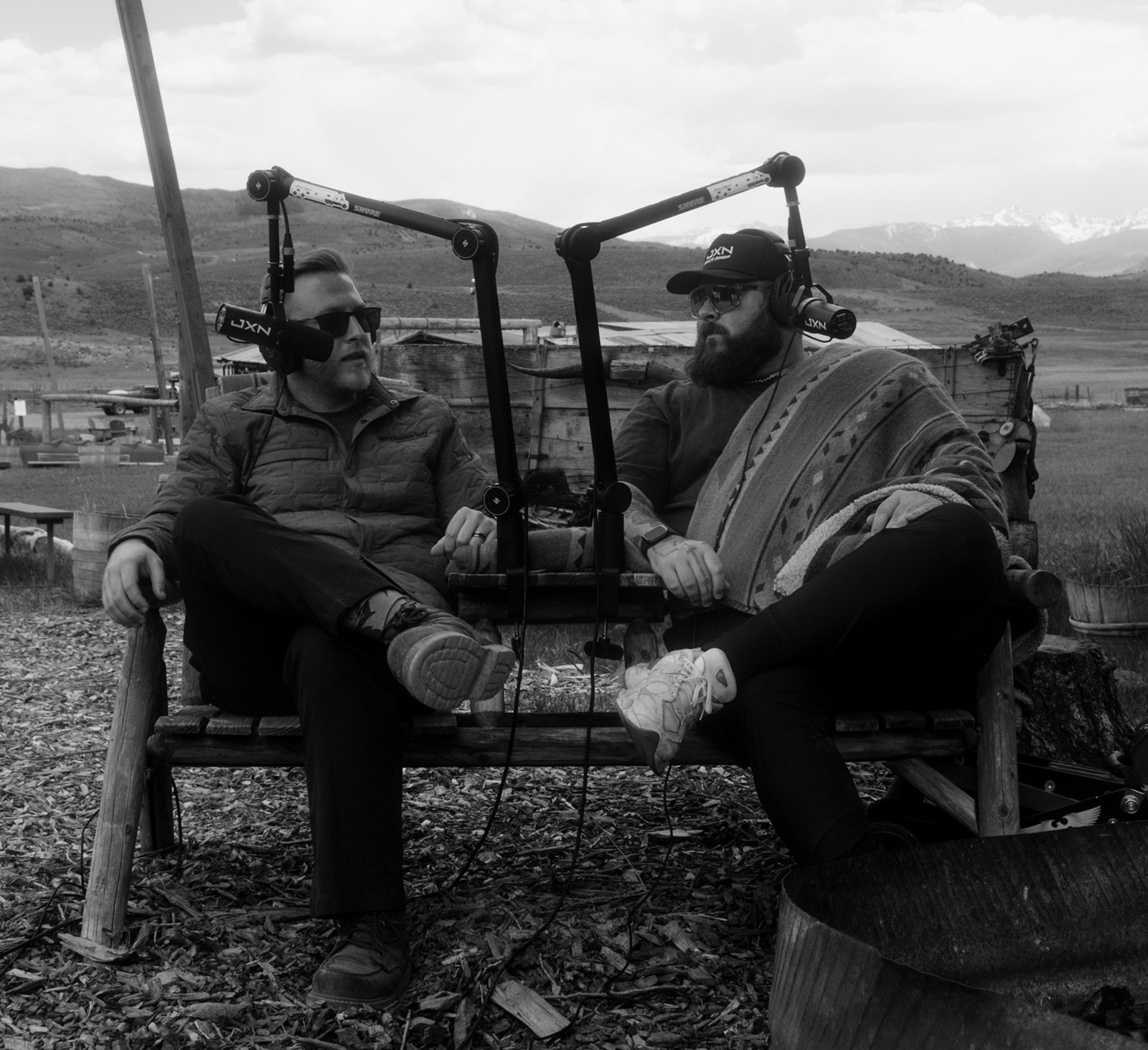 Two JACKSON associates during a podcast